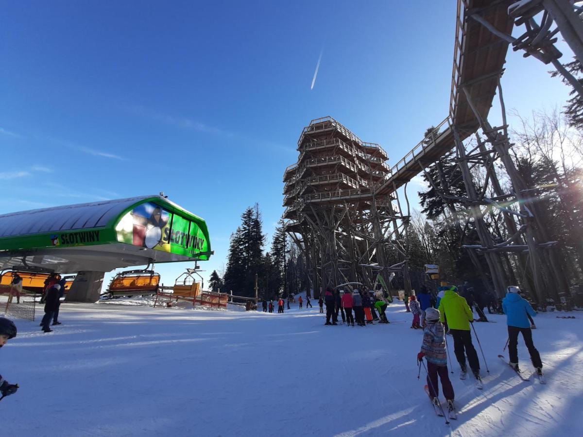 WILLA MAŁE ALPY 300 m OD 2 KOMPLEKSÓW NARCIARSKICH SŁOTWINY-ARENA Krynica-Zdrój Exterior foto